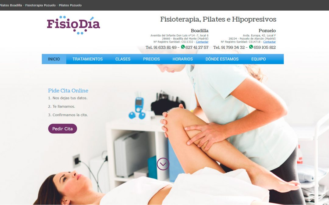 Web para Clínica de Fisioterapia