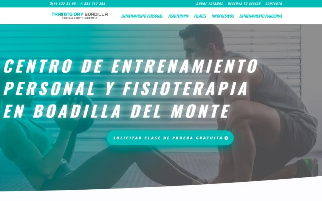 Páginas web autogestionables para gimnasios y clínicas de fisioterapia