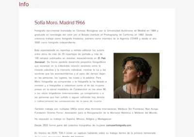 sofia moro fotografa bio