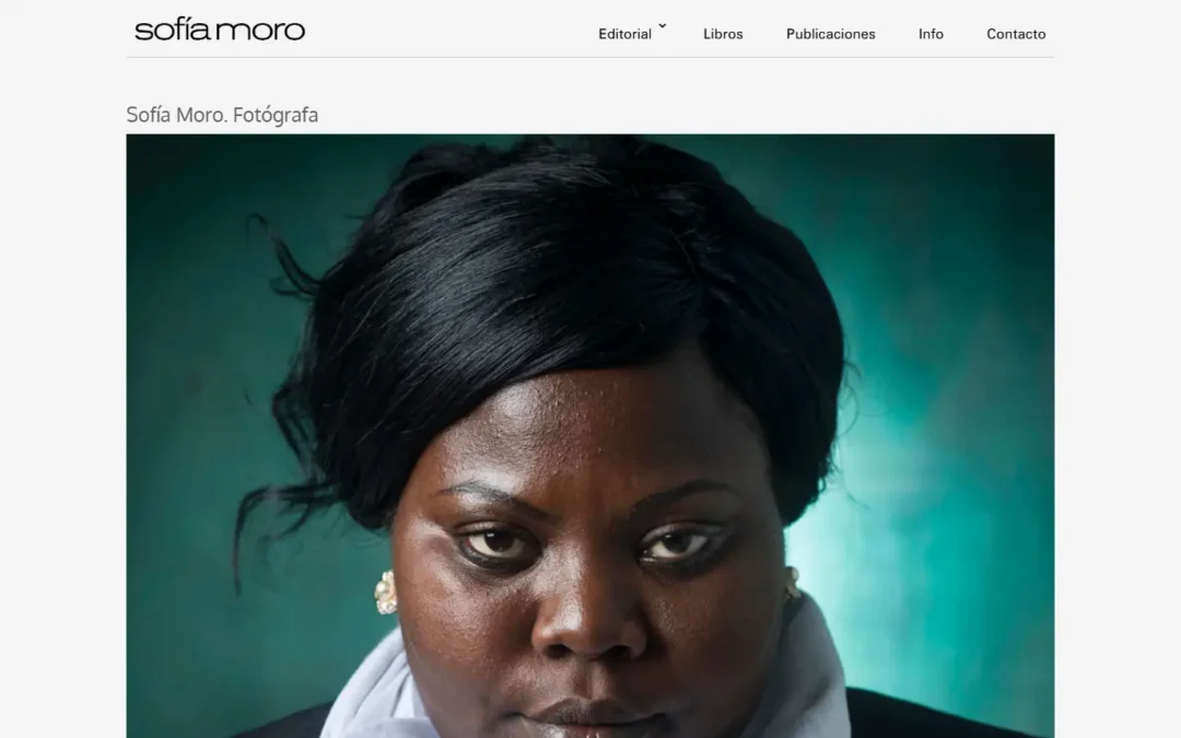 Web Portfolio para Fotógrafa Documental y Editorial