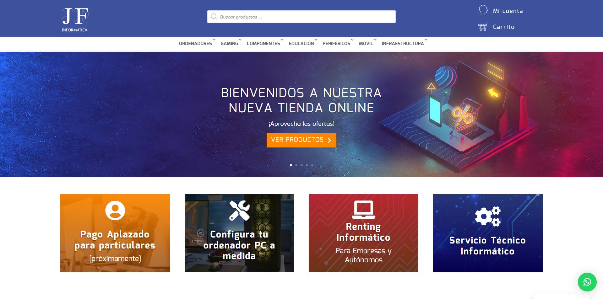tienda online jf informatica hometienda