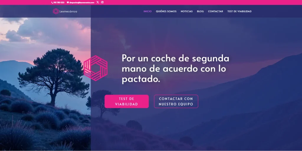 web abogados coches home