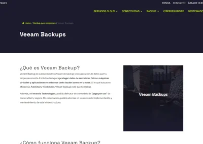 veam backups inversia